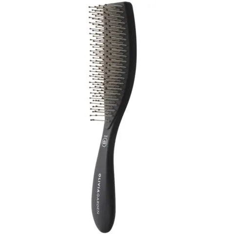 Olivia Garden Style Wet Hair Bristles Matt Black
