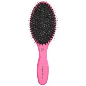 Olivia Garden - Care Oval - Boar & Nylon - Pink