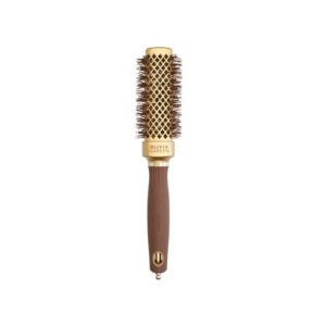 Olivia Garden Expert Blowout Straight Wavy Bristle Gold&Brown 30mm