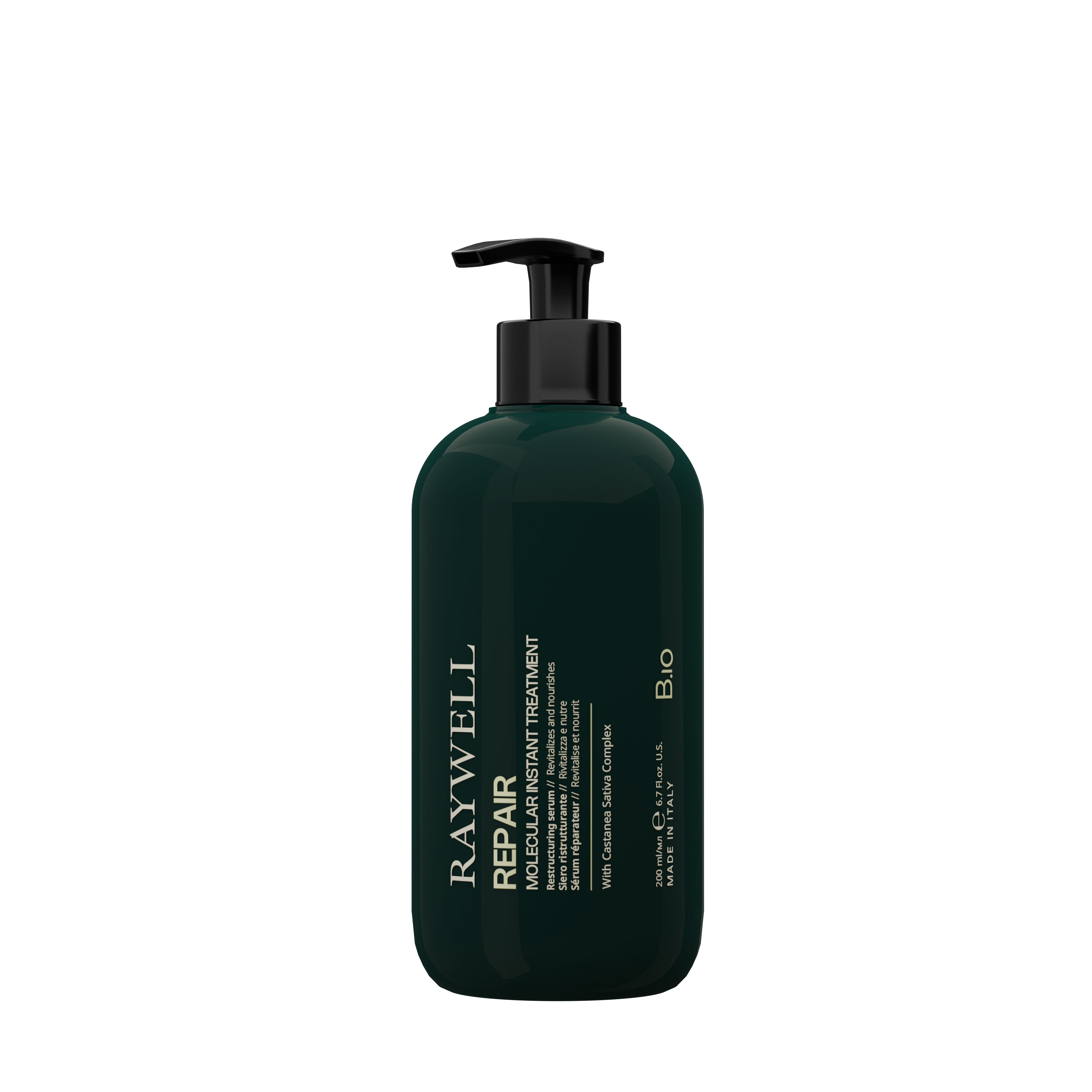Raywell B.io Repair molekulaarne sügavalt taastav kiirhooldus kahjustatud juustele 200 ml